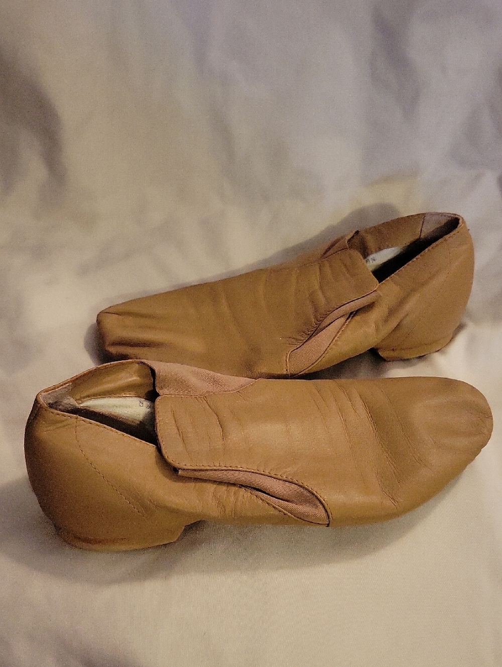 💐Pre-loves Bloch Dance Split Sole Nude Tan Shoes 8.5